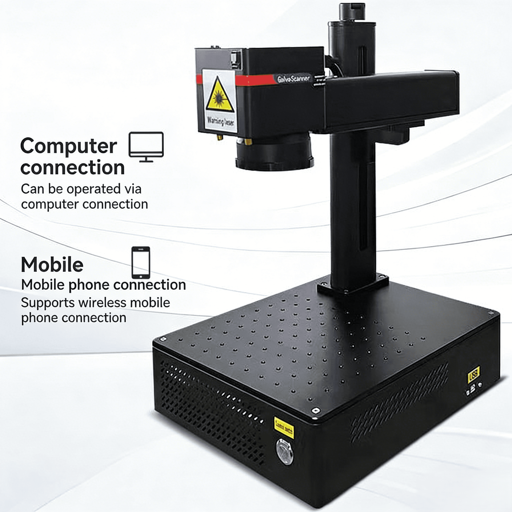 ActionLasers Lightburn Supported Fiber Laser Marking Machine Customized High-Precision Engraving Machine for Efficient Cutting and Engraving