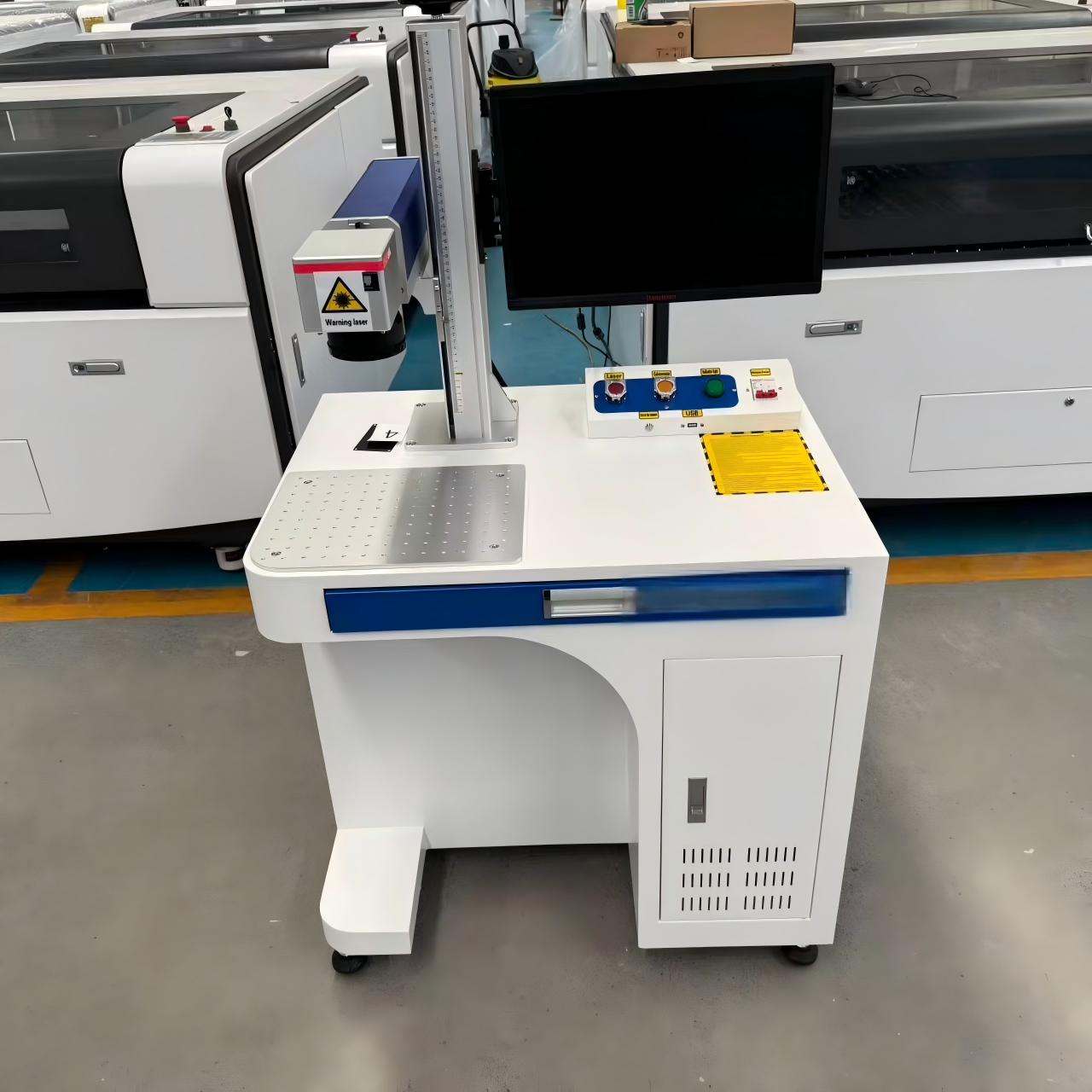 Customized DIY Portable Desktop Laser Marking Machine Metal Fiber Laser Printer Engraving Machine