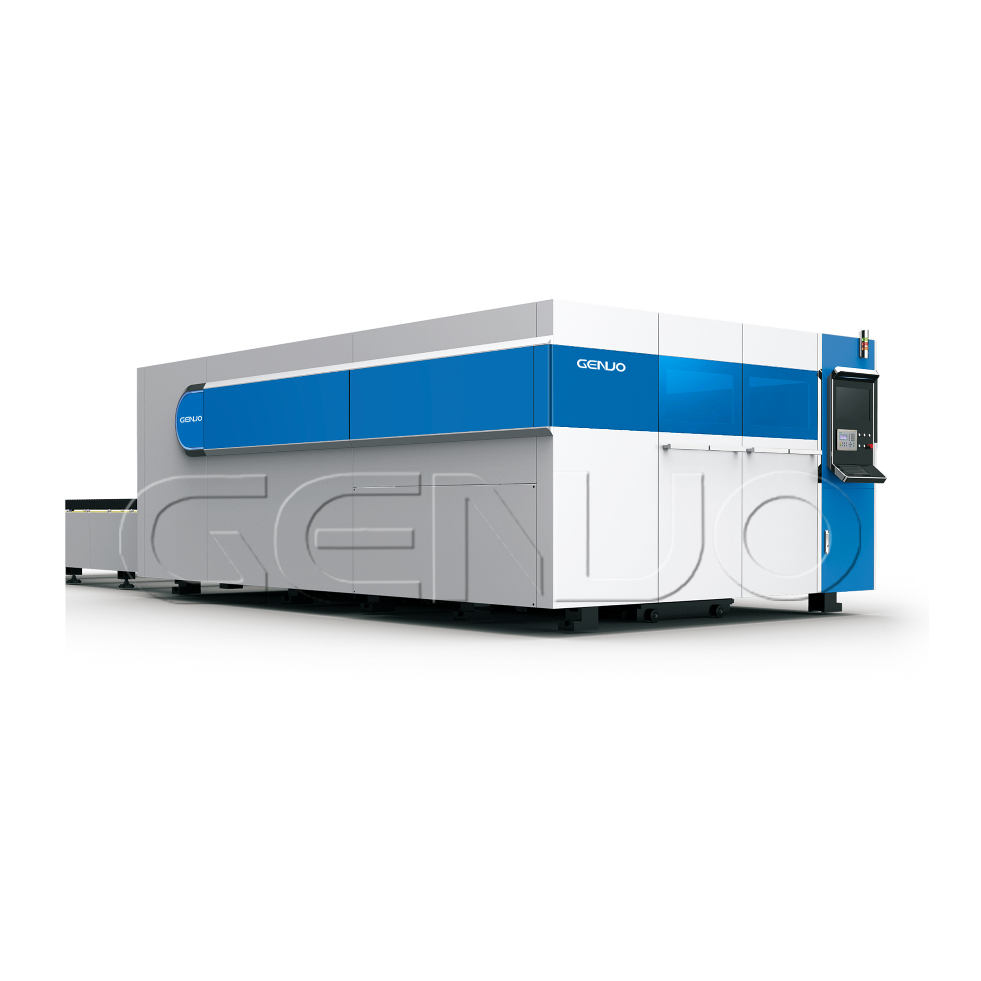 Closed Type Laser Cutting Machine Equipped with Reliable Transmission Parts for Hardware Automotive Parts Cutting