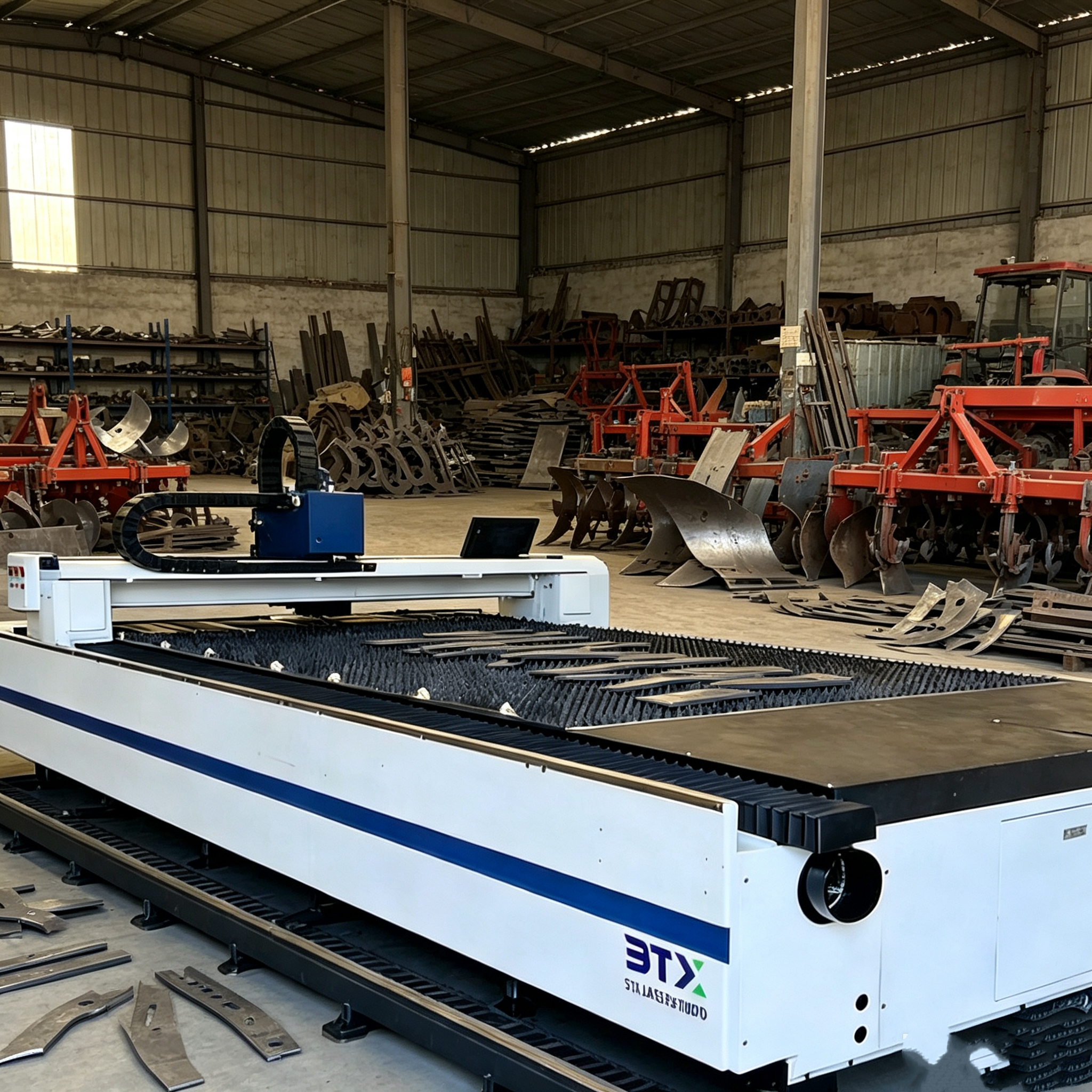 Industrial CNC Fiber Laser Cutting Machine for Stainless Steel Plastic High Precision Easy Operation New 3-Axis Water Cooling