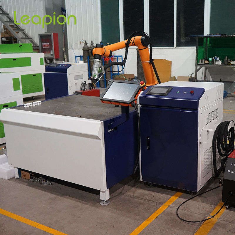 1500w High Speed Six Axis Industrial Robot Arm Laser Cutting and Welding Integrated Automation System