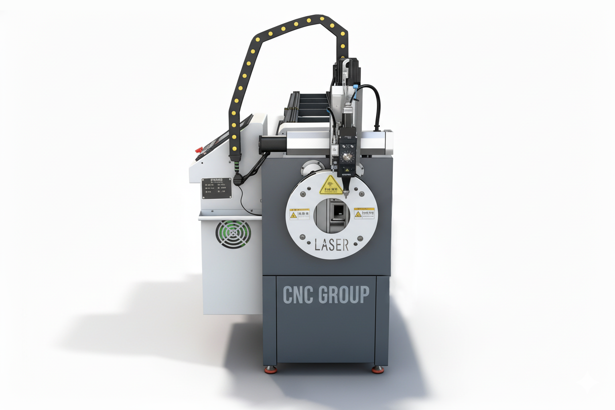 Laser Tube Cutting Machine / Simple Laser Tube Cutting Machine / Small Laser Tube Cutting Machine / Laser Cutting Machine