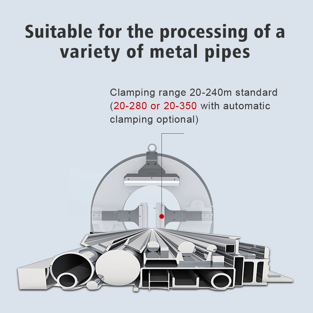 Fully Automatic Tube Loading and Unloading Laser Pipe Cutting Machine High-Precision for Industrial Metal Processing 1500w