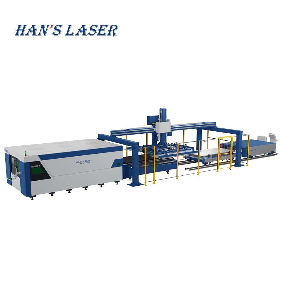 Hans Laser SLU High-Efficiency Automated Laser Sheet Process Metal Laser Cutting Metal Sheet Production Line