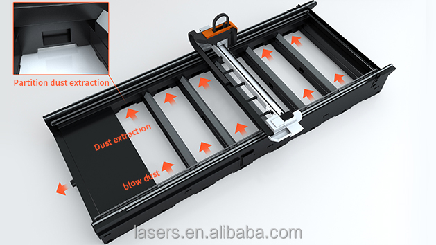 Customizable Stainless Iron Carbon Steel Fiber Laser Cutting Machine Automatic Loading Unloading Water CNC 3D