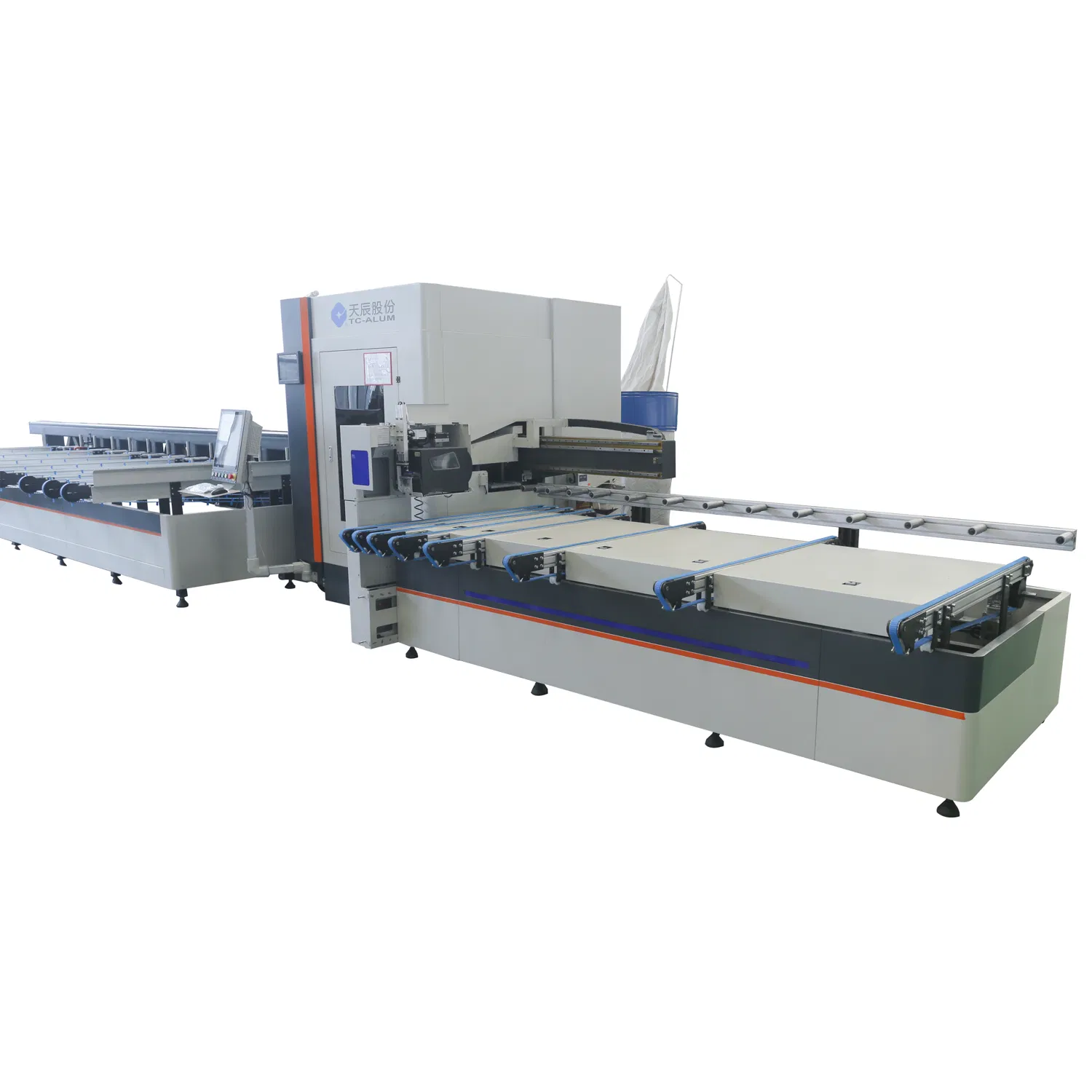 CNC Laser Drilling Milling Cutting Production Line for Window and Door Aluminum Profile