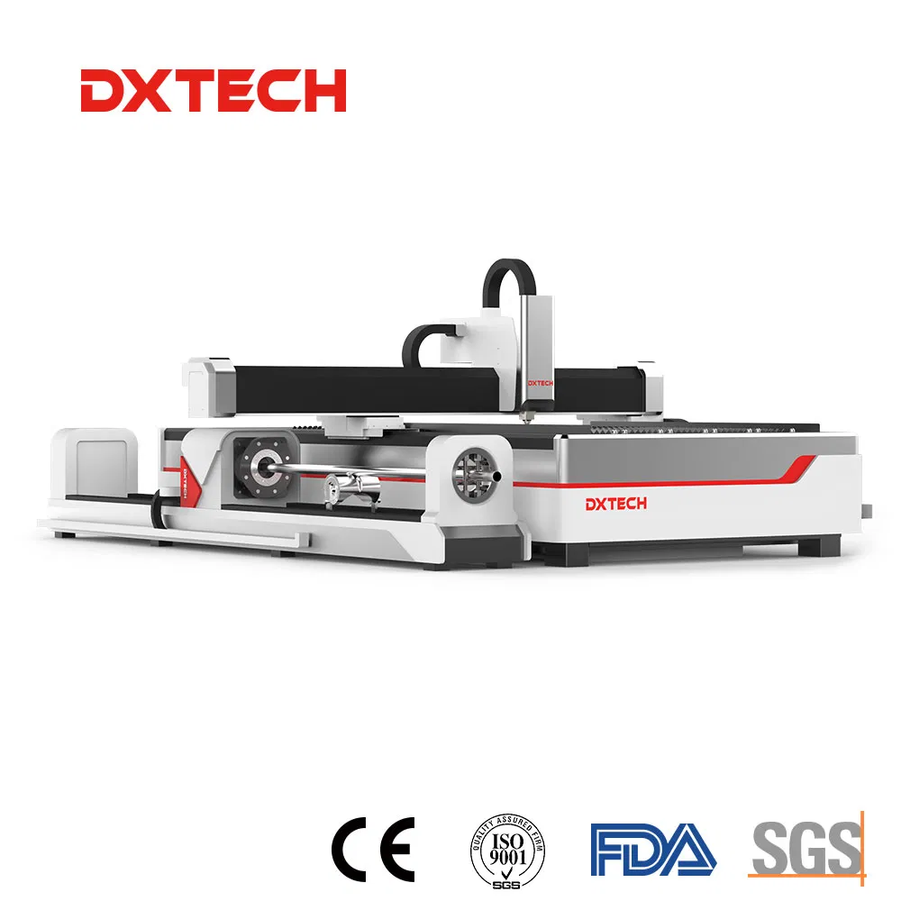 1000W CNC Laser Cutting Equipment for Tube/Pipe and Plate Stainless Steel, Iron, Aluminum Engraving and Cutting