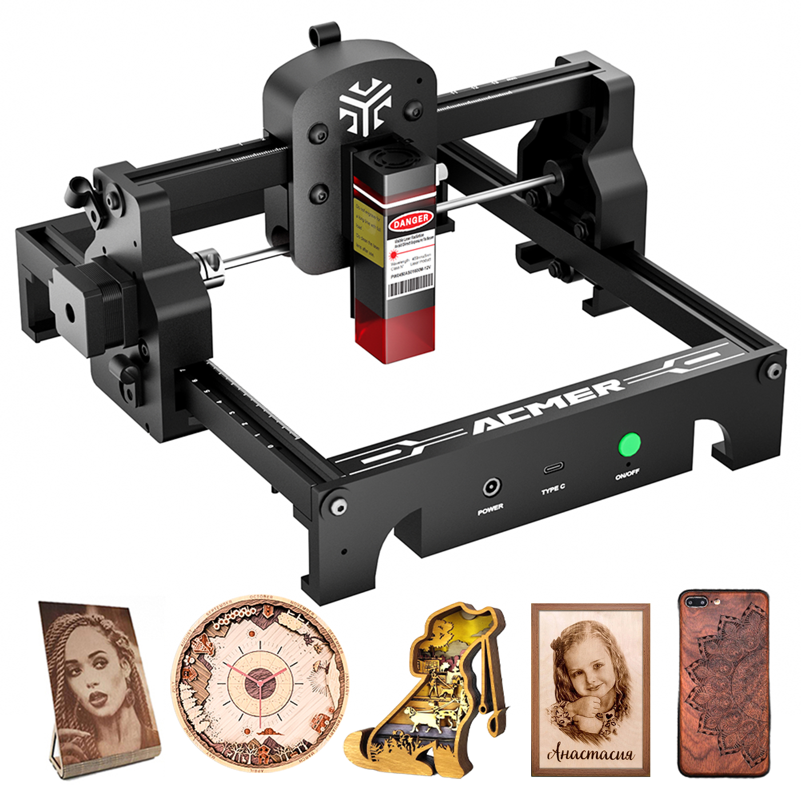 Custom Jewelry Key Chain Logo Printing Machine DIY Personalizing Laser Cutting Equipment