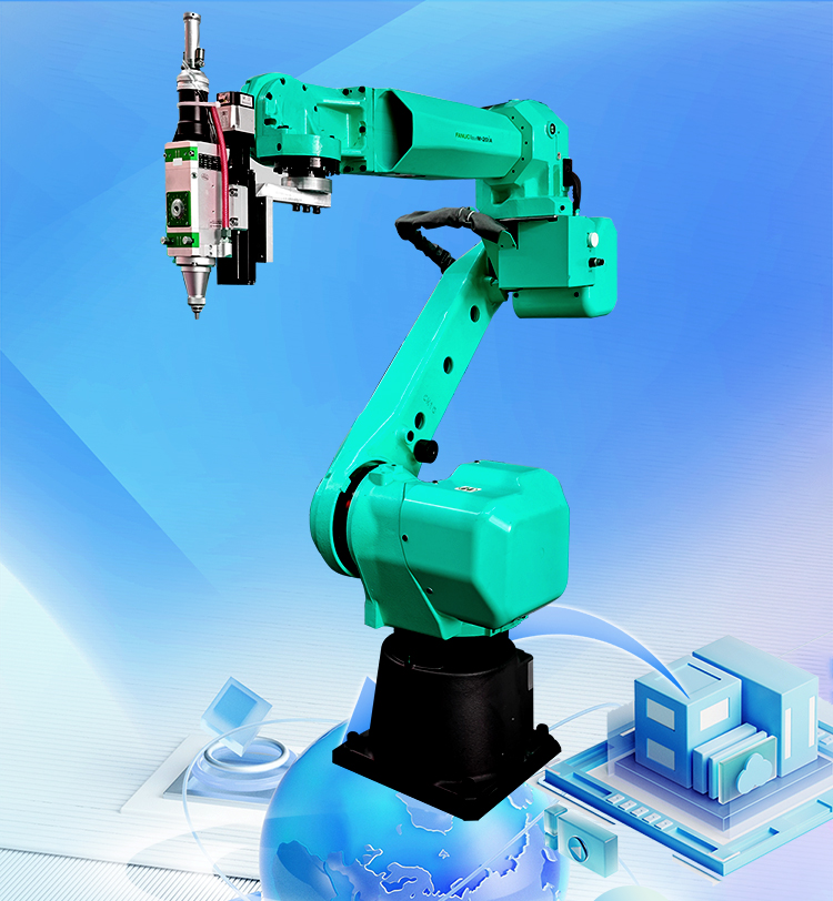 Industrial Laser Cutting Robot 1.5~3KW High-power Metal Sheet Welding and Cutting Robotic Arm
