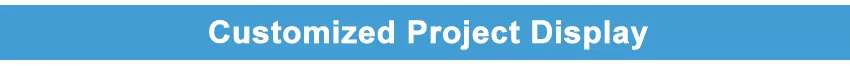 Customized Project Display Divider