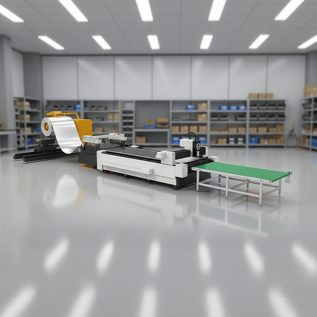 Automatic Coil to Cut Fiber Laser Production Line Uncoiling, Leveling, Cutting, Receiving All-in-One System