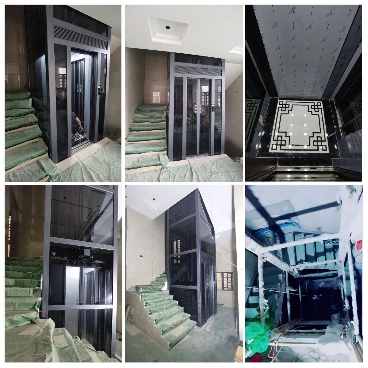 Customized Household Elevator Indoor Outdoor Shaftless Residential Lift with Best Price