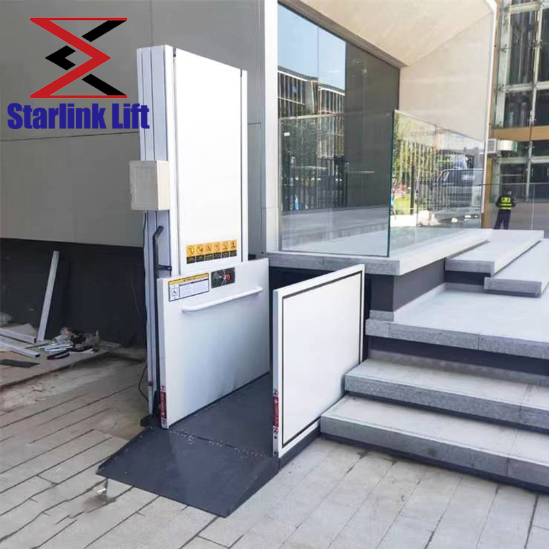 Australian Mute Wheelchair Lift, 3-Meter Barrier-Free Elevator, Wheelchair-Type Hydraulic Lift