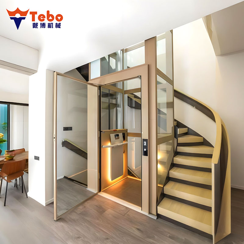 CE 450kg Factory Direct Sale Passenger Home Lift Customized Hydraulic Small Residential Elevator for Villa