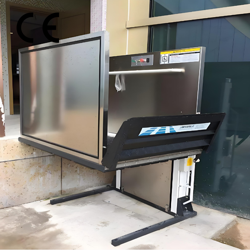 Low Pit Barrier-Free Elevator for Old Building Renovation