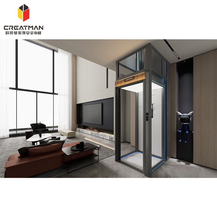 Exclusive Customization Small-Apartment-Friendly Low-Pit Home Villa Elevator