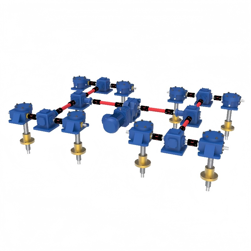 Swld Screw Lift Turbine Worm Non-Standard Custom Spiral Reducer Small Lifting Table Flange Spiral Bevel Gear Lift