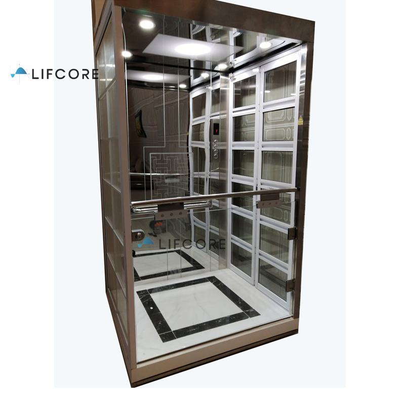 1 Stop Duplex Home Shaftless Elevator Capsule Residential Passenger Lift