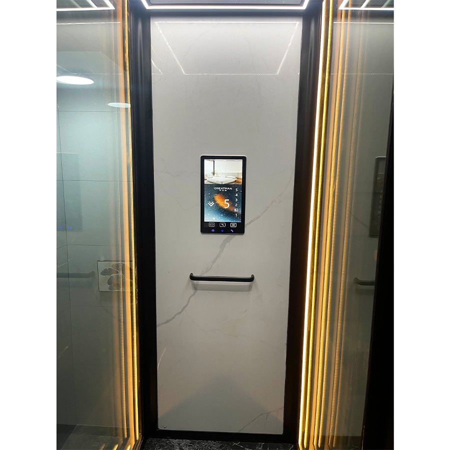 Compact Machine-Room-Less Low-Pit Home Villa Elevator for Floors 2-6 Cost-Effective