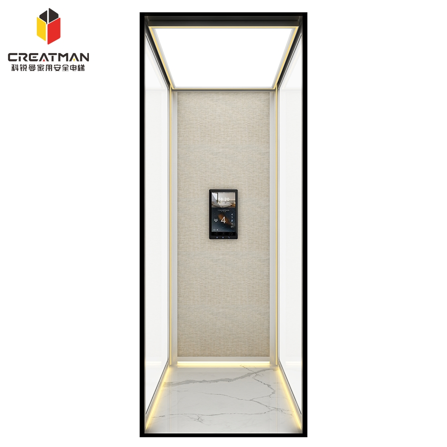 No Structural Damage Low Pit / Pitless Home Villa Passenger Residential Elevator