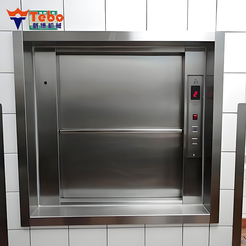 Quiet Dumbwaiter for Efficient and Safe Delivery of Dishes in Multi-Floor Spaces