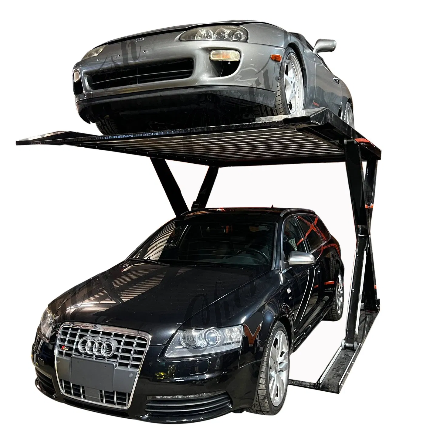 CE Approved Factory Sale Home Garage Automatic Park System Two Four Post Auto Stacker Double Level Vertical Vehicle Elevator Hydraulic Scissor Car Parking Lift