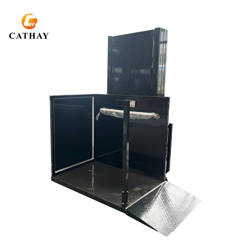 Hydraulic Small Residential Apartment Elevator 2-5 Floors Shaftless Passenger Lift with CE