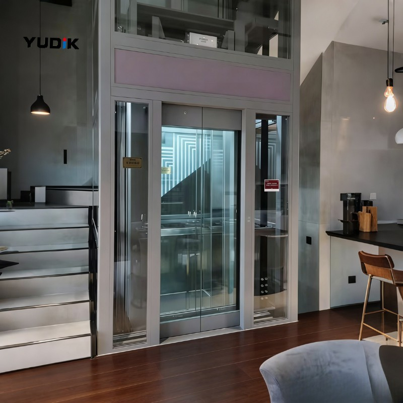 No Pit Hydraulic Elevator with Fast Installation for Villa