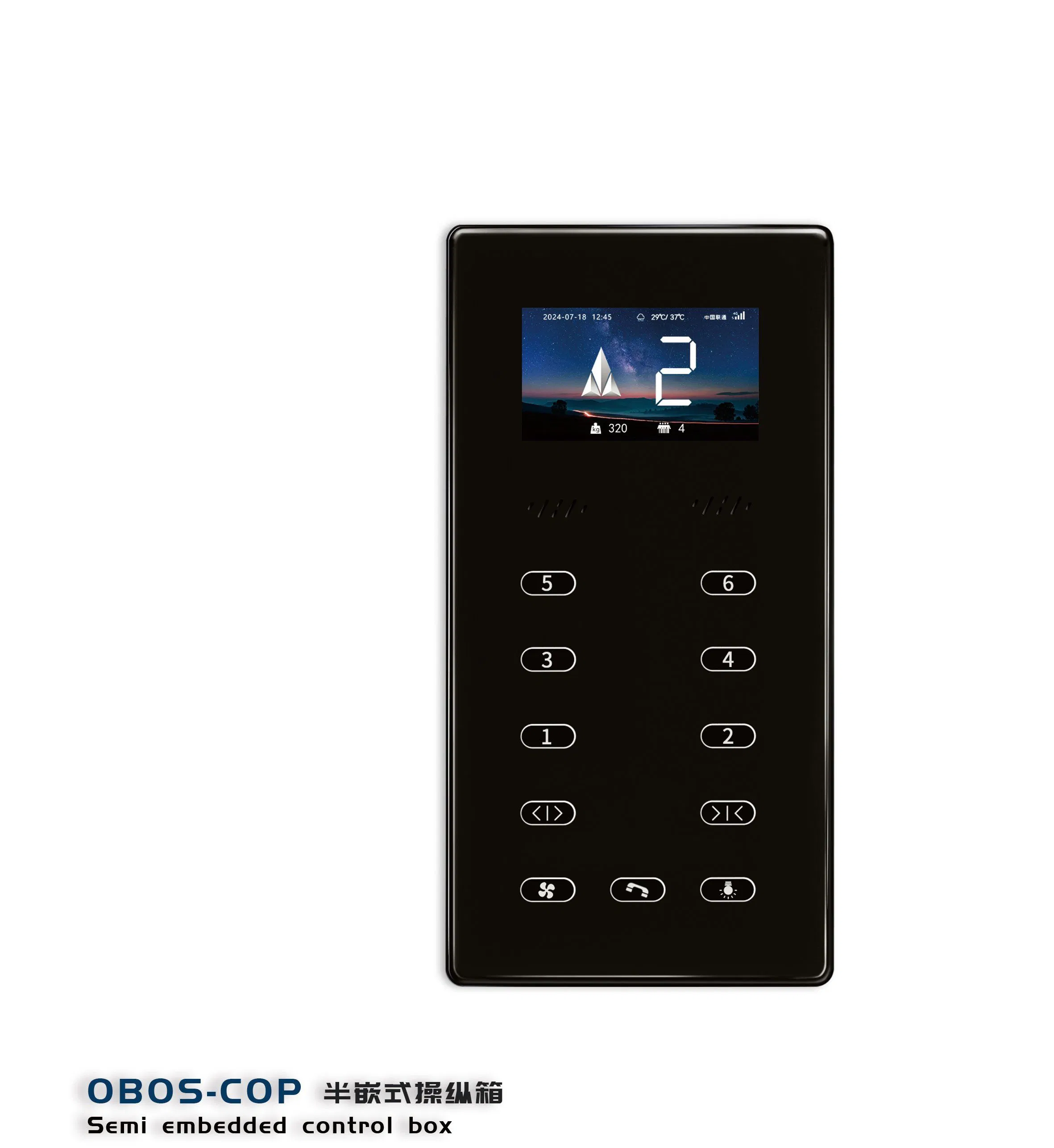 Space-Saving Machine-Room-Less Low-Pit Customized Design Home Villa Elevator