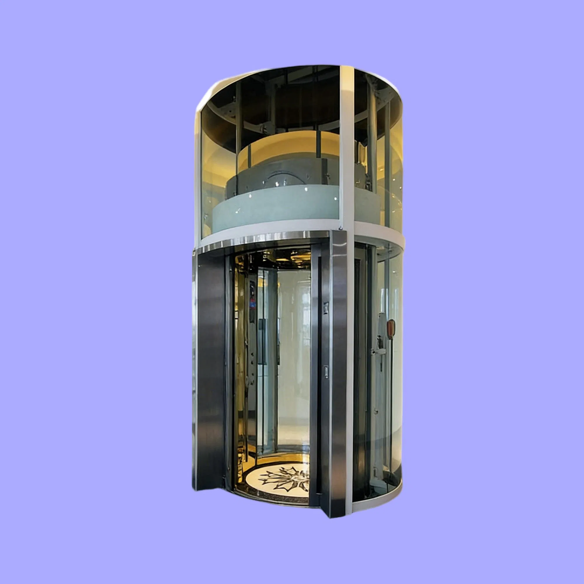 630 Kg Outdoor and Indoor Family-Friendly Residential Passenger Home Elevator Villa Elevator for 4-6people