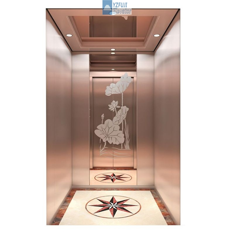FUJI Hotel Commercial Home Stainless Steel Hydraulic Residential Passenger Elevator with Safe Speed Suppliers in China