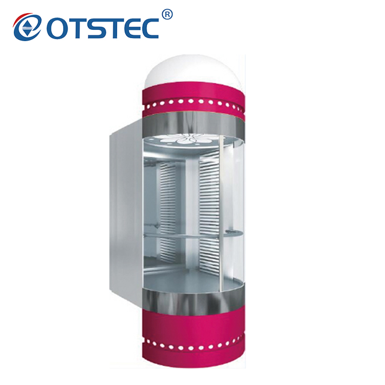 Otstec Delicate Residential Home Lift Glass Villa Panoramic Elevator