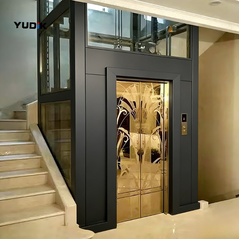 No Pit Hydraulic Elevator with Fast Installation for Villa