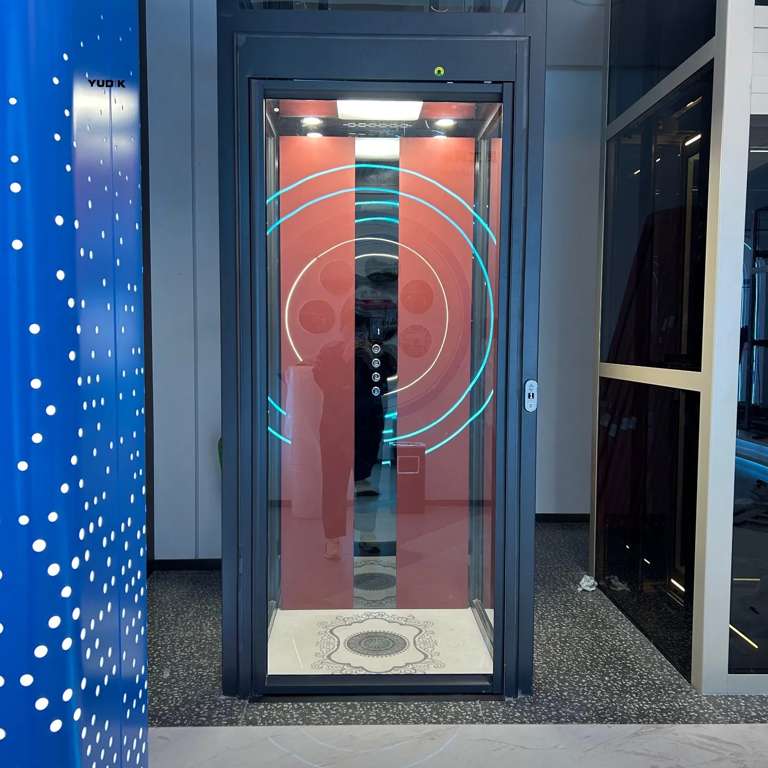 BV Approved Hydraulic Elevator for Old Home with Shallow Pit &amp; CE