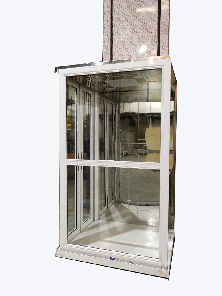 1 Stop Duplex Home Shaftless Elevator Capsule Residential Passenger Lift