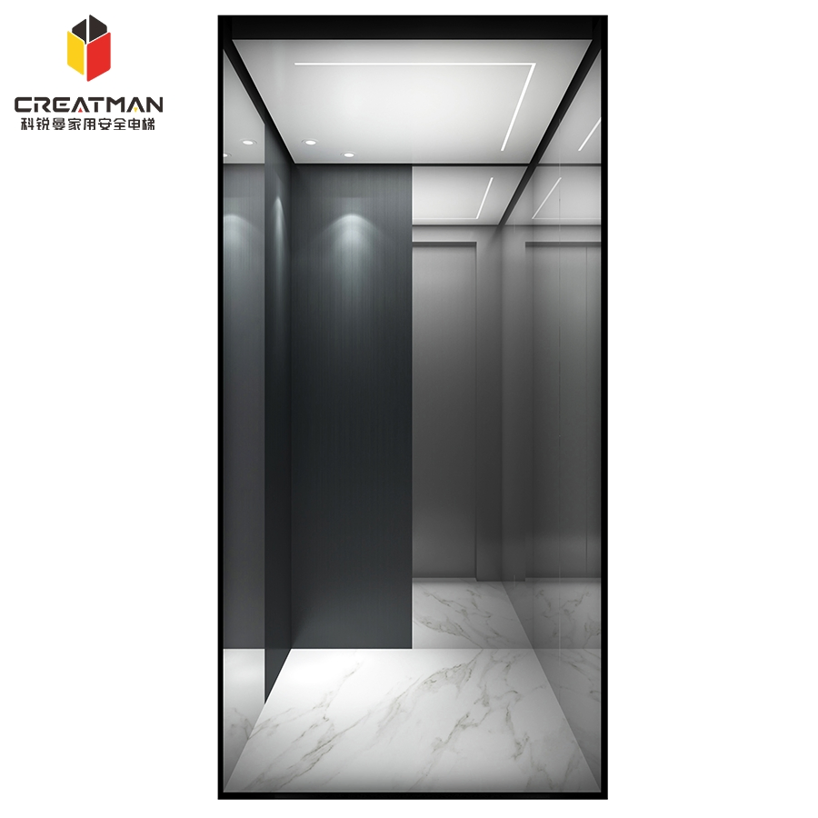 Compact Small-Space Layout Pit-Less &amp; Low Ceiling Adaptation Home Villa Elevator Lift