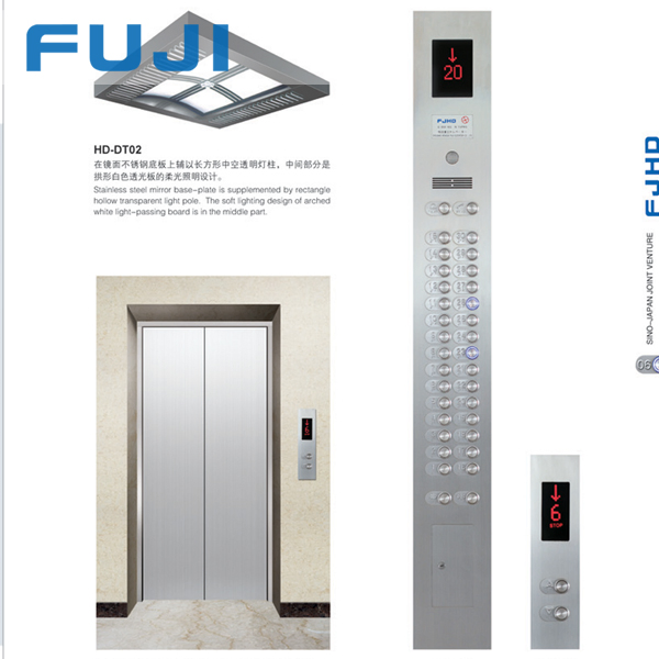 FUJI Passenger Glass Observation Elevator Freight Lift Cargo Elevators Home Elevator Price