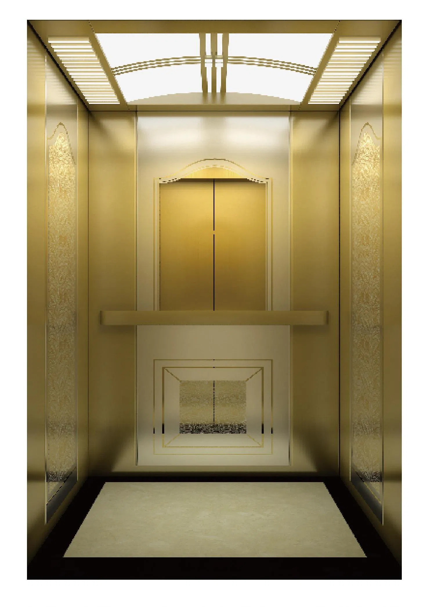 Hot Sale Hairline Stainless Steel Passenger Elevator with Low Cost Villa Elevator