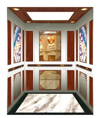 Comfortable and Safe Home Elevator with Low Pit for Panorama Elevator