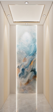 Premium 400kg Rose Gold Stainless Steel Villa Elevator for Luxury Homes