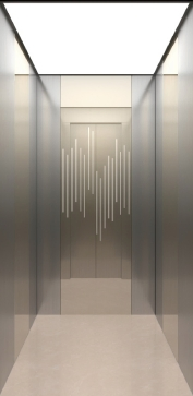 Premium 400kg Rose Gold Stainless Steel Villa Elevator for Luxury Homes