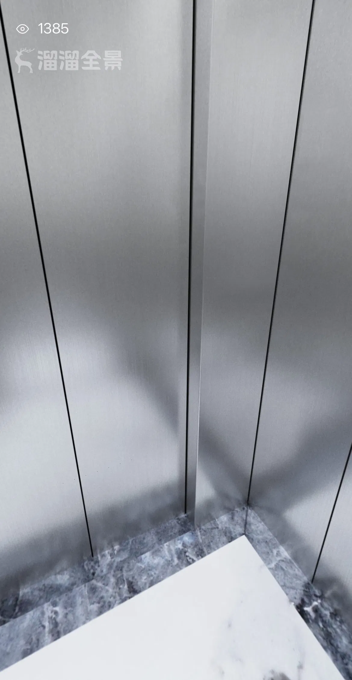 Low-Pit Passenger Elevator for Renovating Old Buildings, 8 Person Capacity