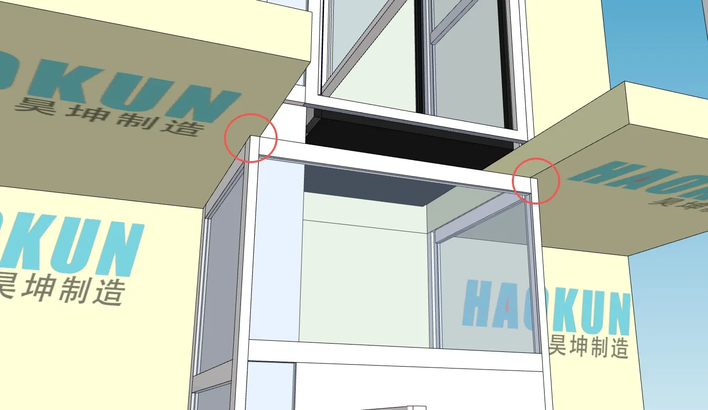 2 3 4 Floor Cheap 400kg Indoor Outdoor Electric Mini Home Elevator Shaftless Stair Lift for Disabled People with Automatic Doors