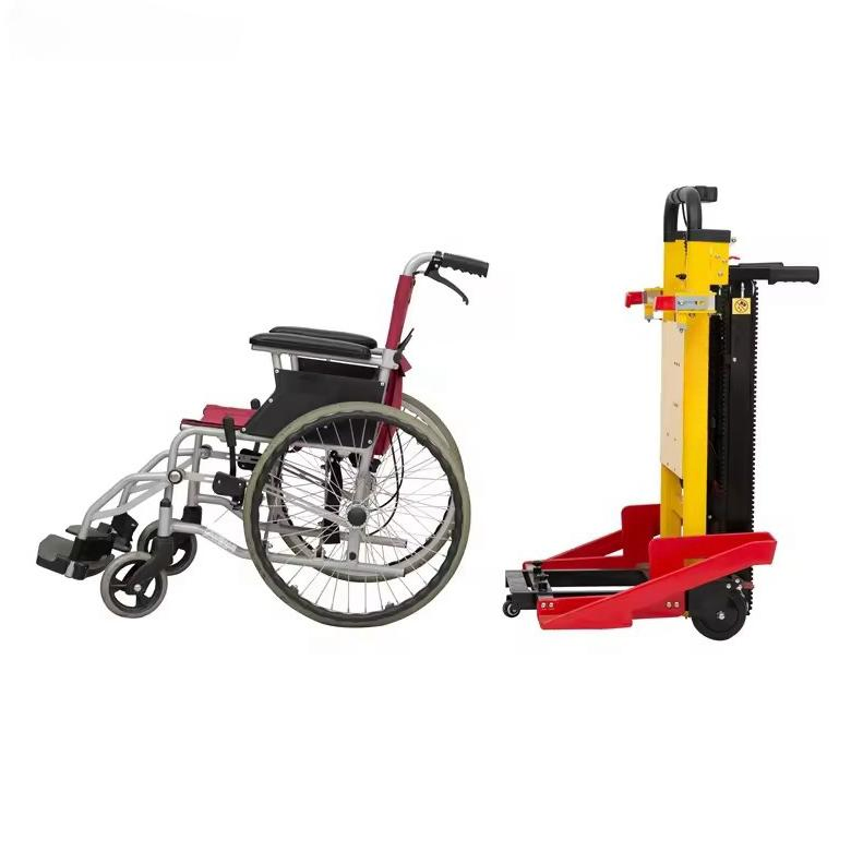 China Made Portable Stair Climber Trolley Powered Stair Climbing Wheelchair Lift Disabled Stair Climber Rehabilitation Therapy Supply