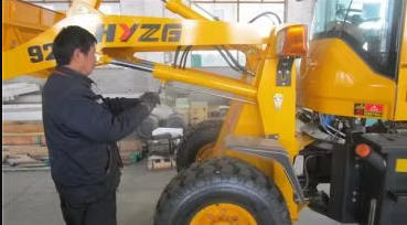 Elevator assembly process at Dave Lift manufacturing plant