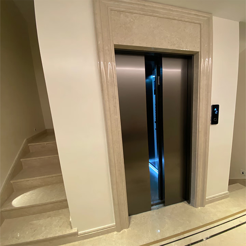 Panoramic Glass Indoor Home Luxury Villahydraulic Driven Elevator