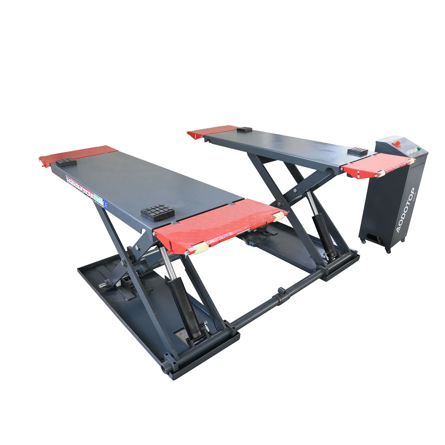Yiwu Aodotop Wholesaler Portable Homemade Garage Vehicle Mini Scissor Lift for Home Garage Movable MID Rise Hydraulic Hoist Elevator Jack