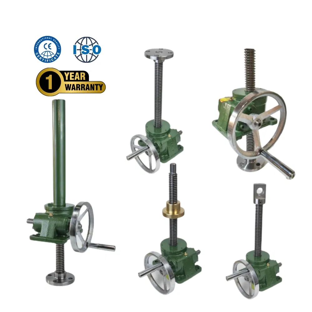 Swl1 Swl2.5 200kg 500kg Lifting Weight 500mm 1000mm Customized Height Worm Gear Jack Linear Actuator Lead Screw Jack