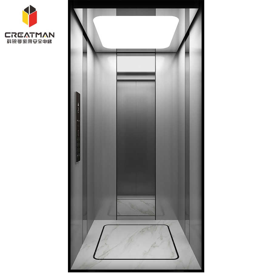 Compact Small-Space Layout Pit-Less &amp; Low Ceiling Adaptation Home Villa Elevator Lift