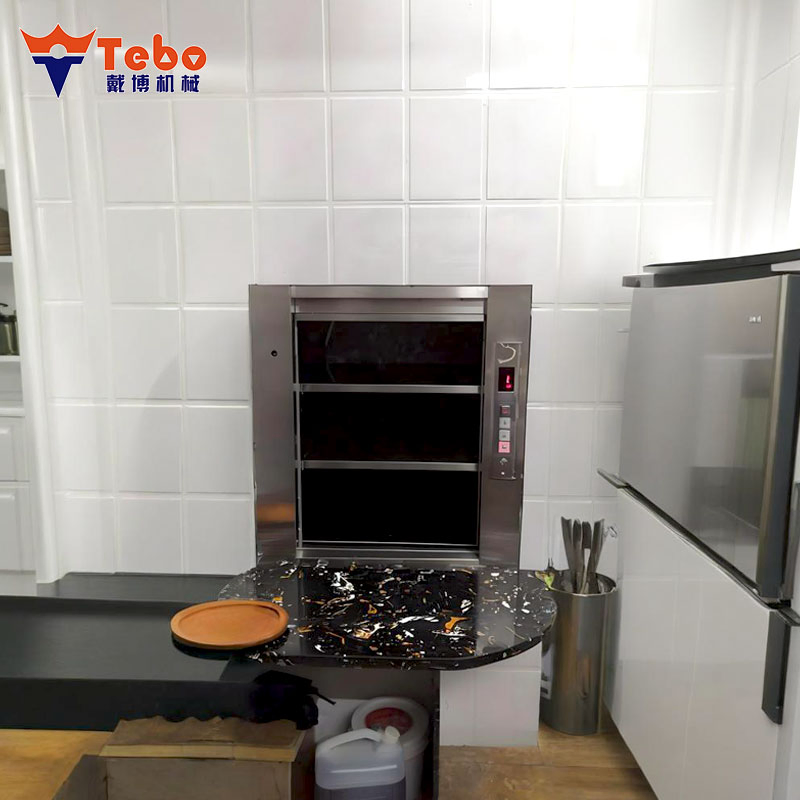 Electric Kitchen Food Lift Dumb Waiter with Reliable Design for Restaurants